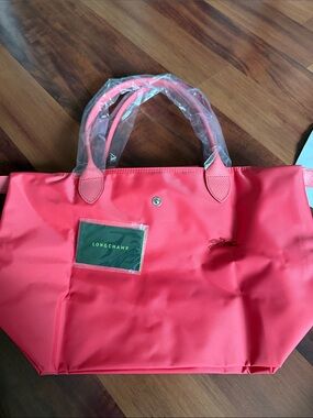 Longchamp Le Pliage Coral Tote Bag - Pink